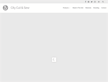 Tablet Screenshot of citycutandsew.com
